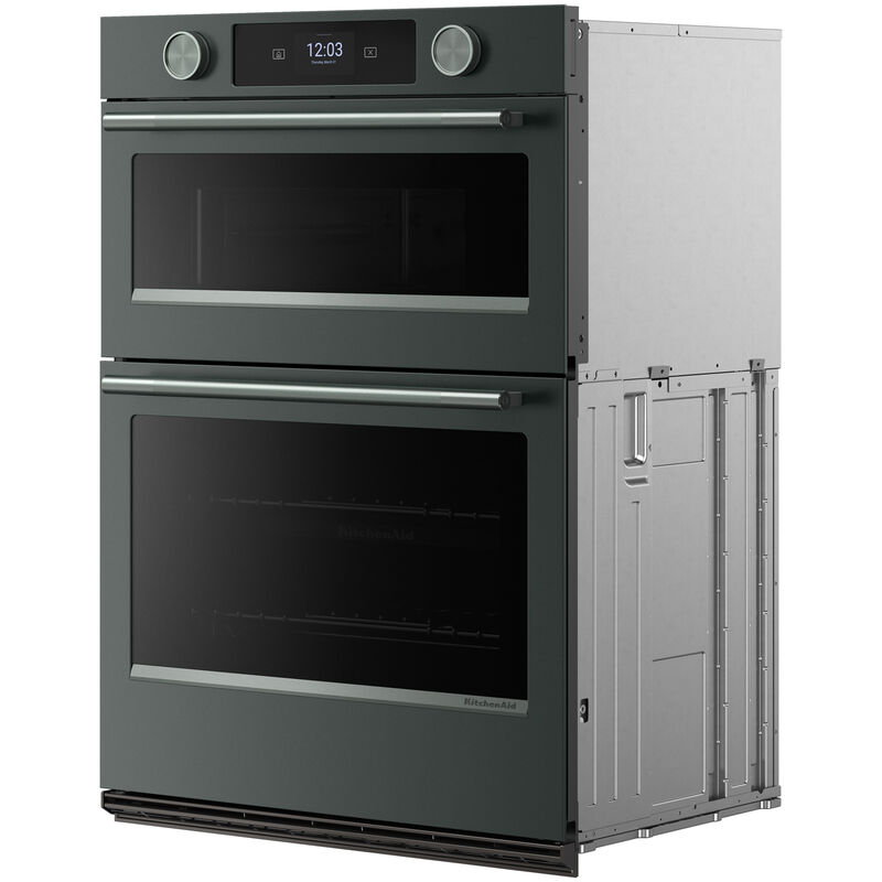 KitchenAid 30 in. 6.4 cu. ft. Smart Speed/Steam Electric Microwave/Wall Oven Combo with True European Convection & Sensor Cooking - Juniper, , hires