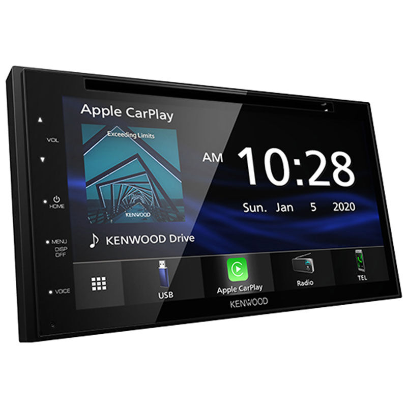 Kenwood DVD Receiver with 6.8 in. WVGA Touchscreen Display, Built