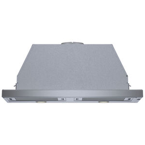 Bosch 500 Series 36 in. Convertible Slide-Out Style Range Hood with 500 CFM, 3 Fan Speeds & 2 Halogen Lights - Stainless Steel, , hires