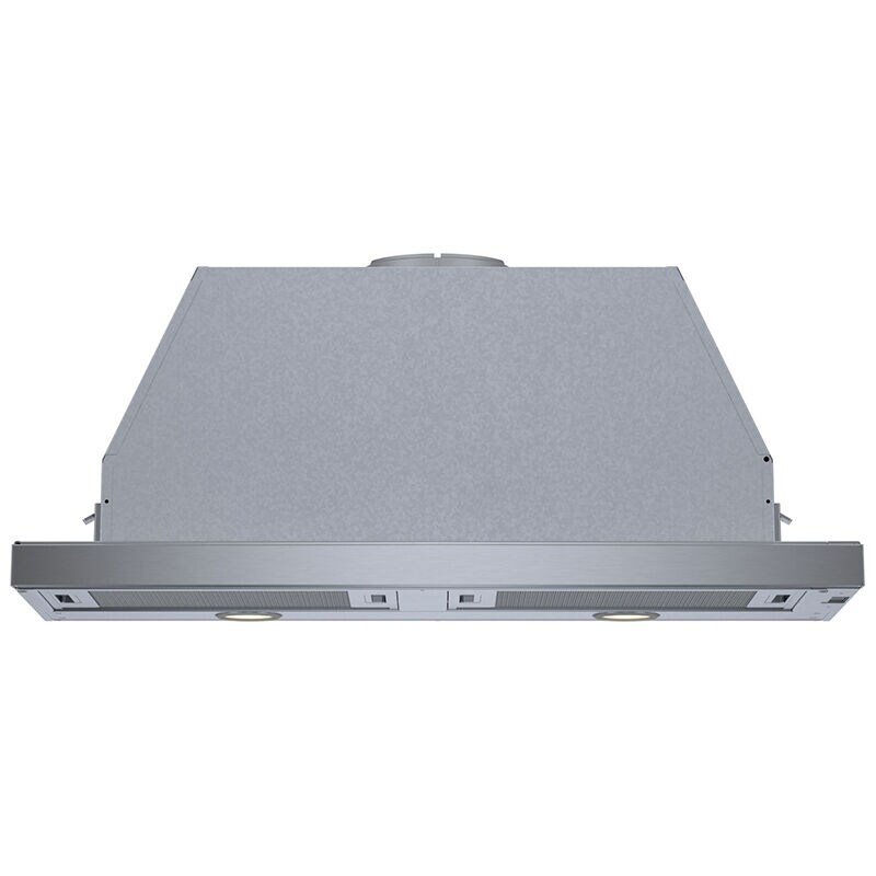 Bosch 500 Series 36 in. Convertible Slide-Out Style Range Hood with 500 CFM, 3 Fan Speeds & 2 Halogen Lights - Stainless Steel, , hires