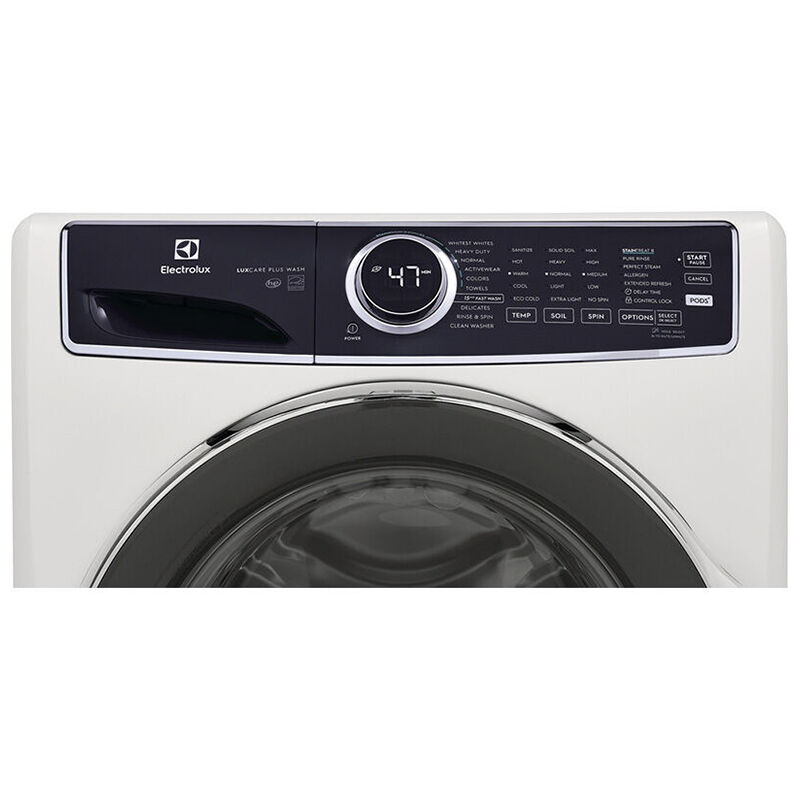 Electrolux 500 Series 27 in. 4.5 cu. ft. Stackable Front Load Washer with Perfect Steam & LuxCare Plus Wash System - White, White, hires