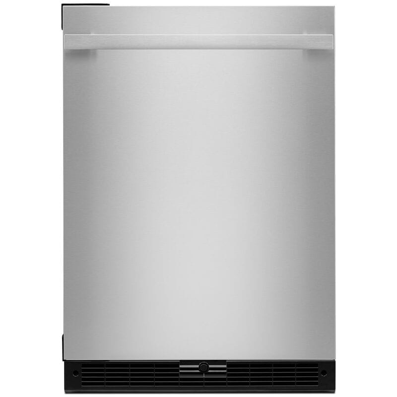 JennAir Noir 24 in. 5.0 cu. ft. Left-Hinged Built-In Undercounter Refrigerator - Stainless Steel, , hires