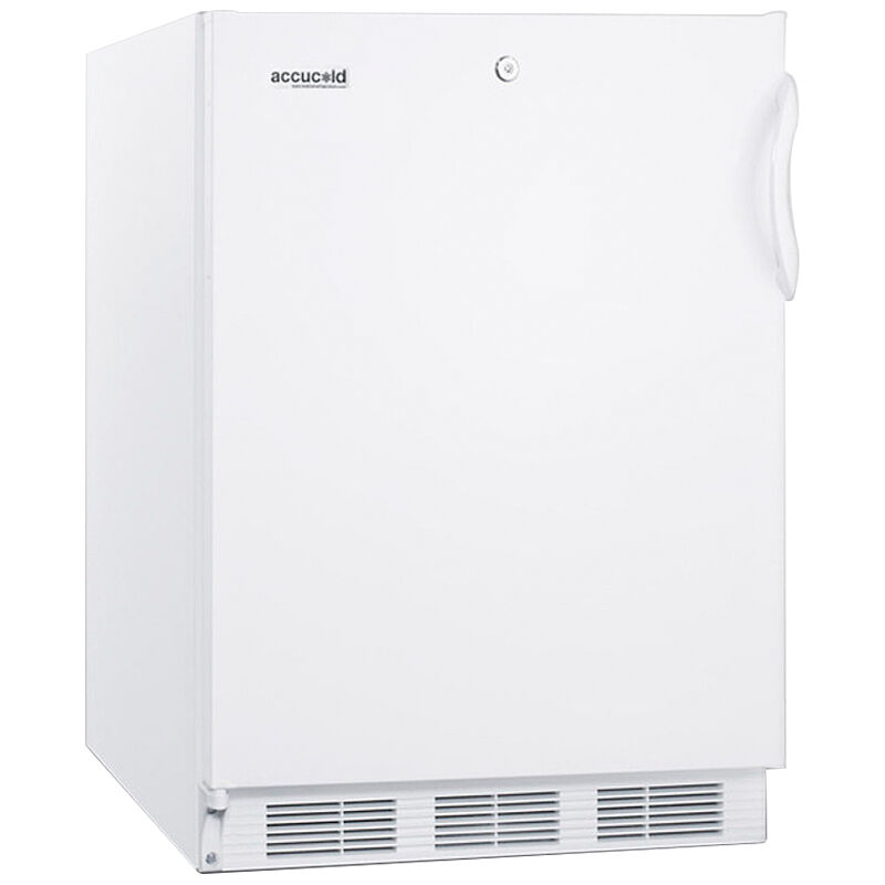 Summit AccuCold 24 in. 5.5 cu. ft. Undercounter Refrigerator - White, , hires