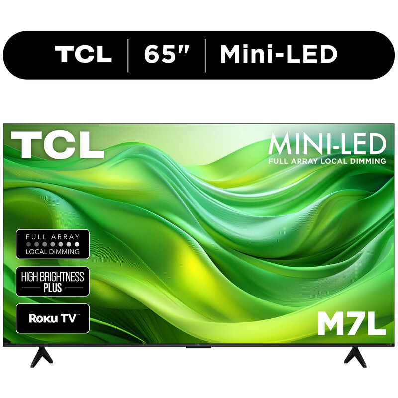 TCL - 65" Class M7L Mini-LED 4K UHD Smart Roku TV, , hires