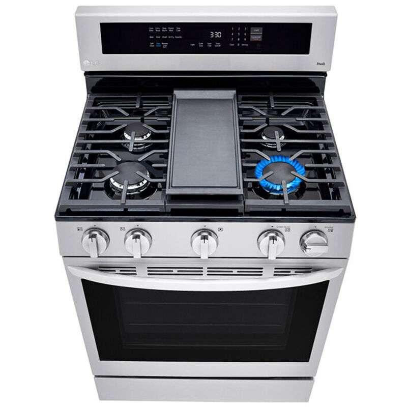 LG InstaView 30 in. 5.8 cu. ft. Smart Air Fry Convection Oven