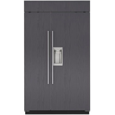 Sub-Zero Classic 48 in. 28.4 cu. ft. Built-In Smart Counter Depth Side-by-Side Refrigerator with Ice & Water Dispenser - Custom Panel Ready | CL4850SD-O