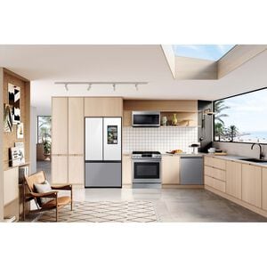 Samsung 30 in. 1.7 cu. ft. 950W Smart Over-the-Range Microwave with 300 CFM & Convection Cooking - Stainless Steel, Stainless Steel, hires