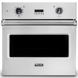 Viking 5 Series 30 in. 4.7 cu. ft. Electric Single Wall Oven with True European Convection - Stainless Steel, , hires