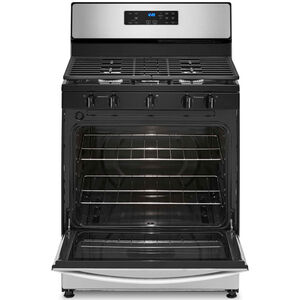 Whirlpool 30 in. 5.1 cu. ft. Oven Freestanding Gas Range with 5 Sealed Burners - Stainless Steel, Stainless Steel, hires