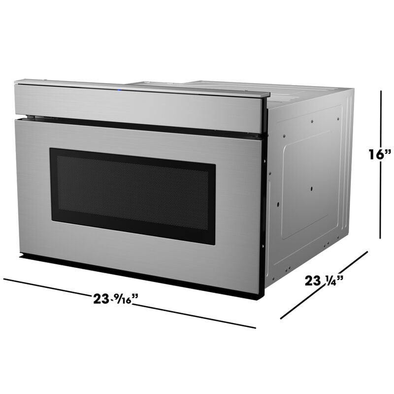 Sharp 24 in. 1.2 cu. ft. 950W Smart Drawer Microwave with Sensor Cooking - Stainless Steel, , hires