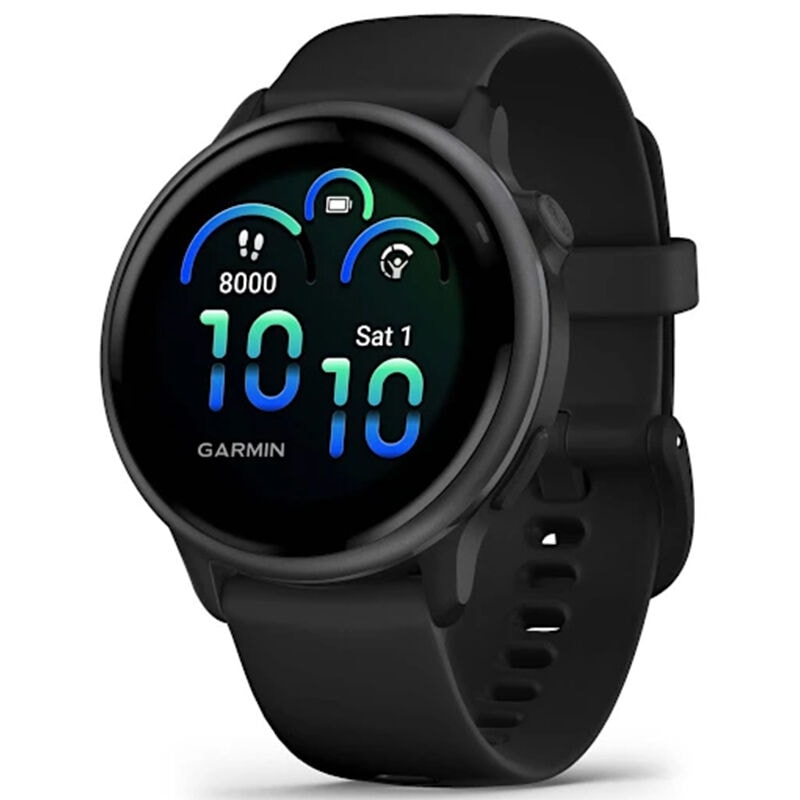 Garmin V voactive 6 Smart Watch - Slate with Black Band, , hires