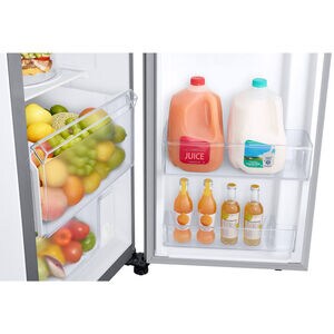 Samsung 36 in. 21.5 cu. ft. Smart Counter Depth Side by Side Refrigerator with Ice & Water Dispenser - Stainless Steel, Stainless Steel, hires
