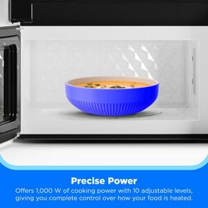 Midea 30 in. 1.7 cu. ft. 1000W Over-the-Range Microwave with 300 CFM - Black, , hires