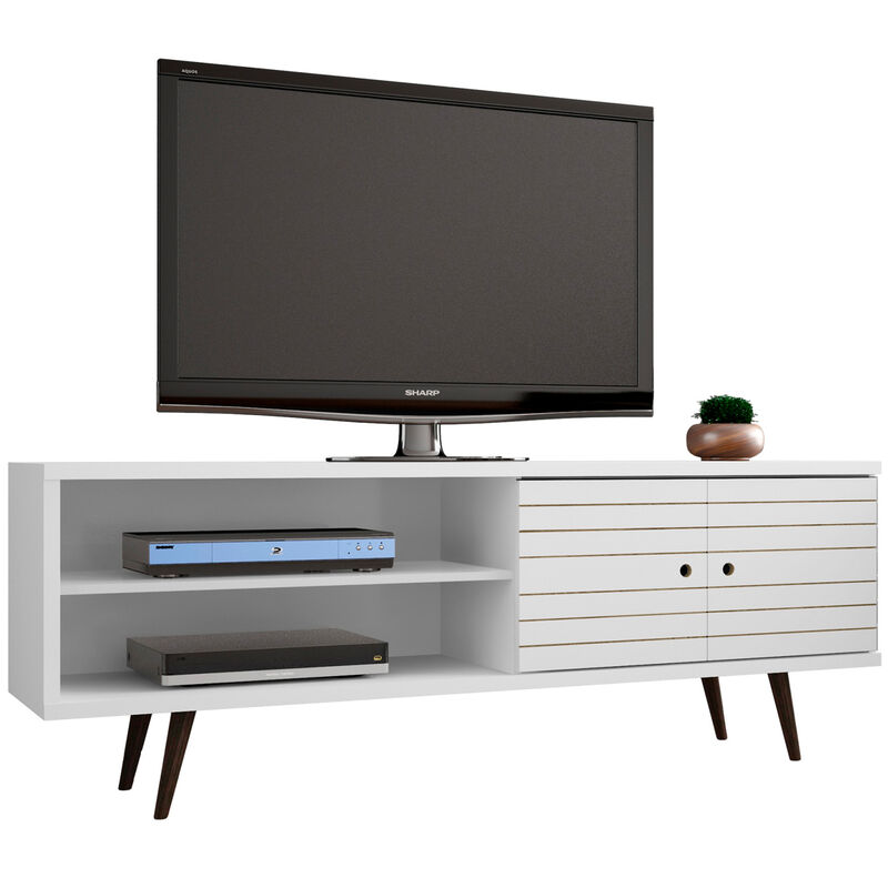 Manhattan Comfort Liberty 63" TV Stand - White, , hires