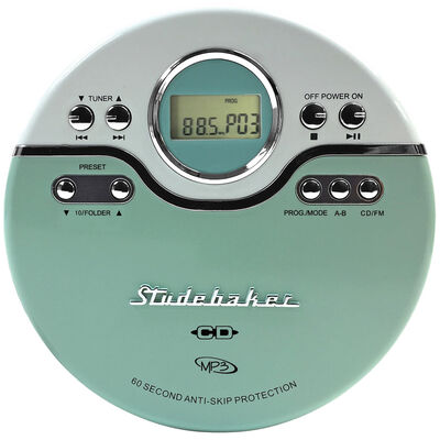Studebaker Portable CD Player - Mint | SB3703MWB