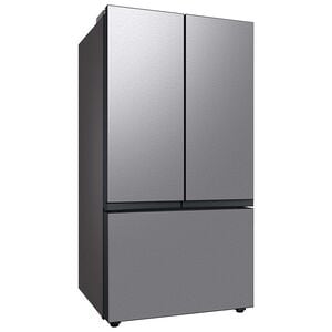 Samsung Bespoke 36 in. 30.1 cu. ft. Smart French Door Refrigerator with Internal Water Dispenser - Stainless Steel, Stainless Steel, hires