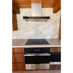 JennAir 30 in. Convertible Chimney Style Range Hood with 600 CFM, 4 Fan Speeds & 2 LED Lights - Stainless Steel, , hires