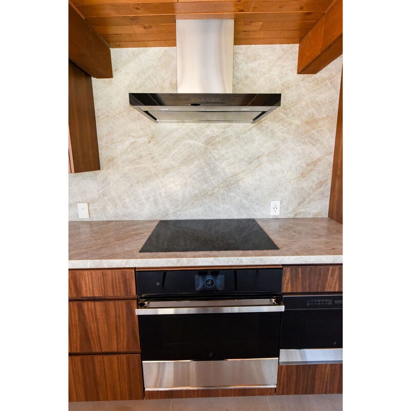 JennAir 30 in. Convertible Chimney Style Range Hood with 600 CFM, 4 Fan Speeds & 2 LED Lights - Stainless Steel, , hires