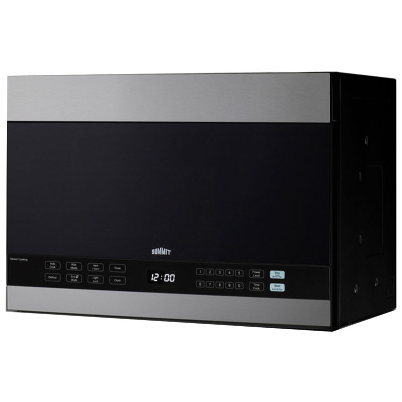 Summit 24 in. 1.4 cu. ft. 1000W Over-the-Range Microwave with 300 CFM & Sensor Cooking - Stainless Steel, , hires