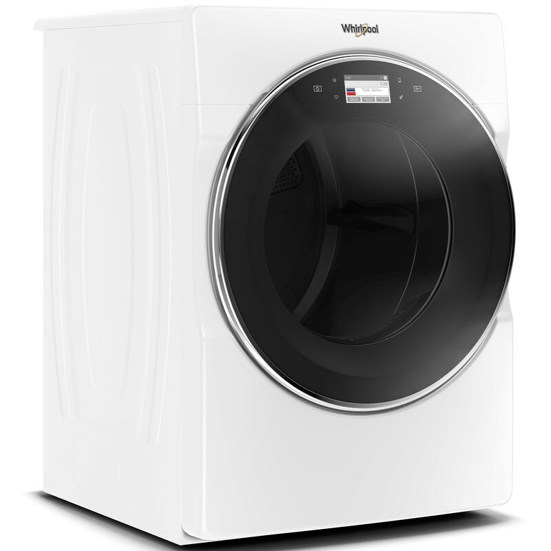 Whirlpool 27 in. 7.4 cu. ft. Front Loading Gas Dryer with 7 Dryer Programs, Sanitize Cycle, Wrinkle Care & Sensor Dry - White, , hires