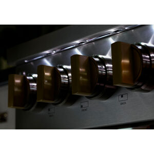 Monogram Professional Series 48 in. 6-Burner Natural Gas Rangetop with Griddle, Simmer Burner & Power Burner - Stainless Steel, , hires