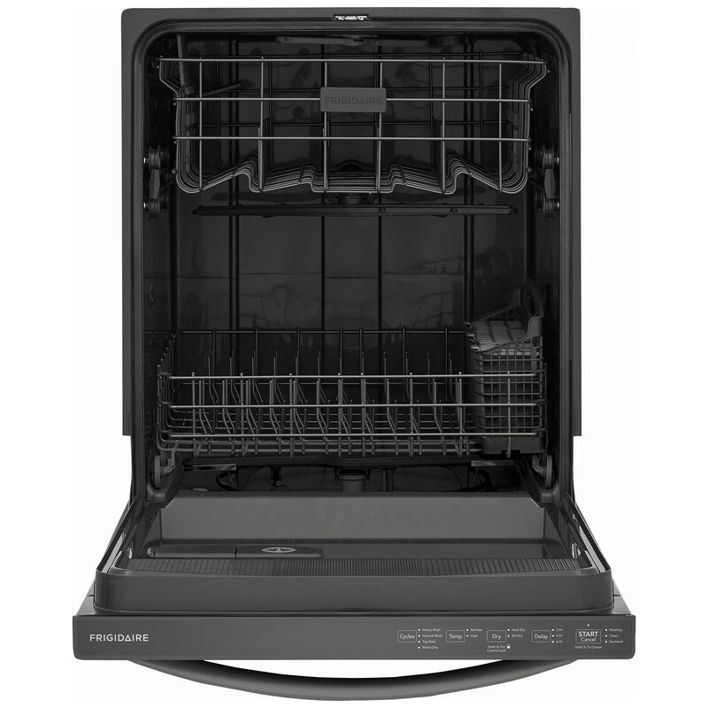 Frigidaire 24 in. Top Control Dishwasher with 52 dBa Sound Level & MaxDry - Black Stainless, Black Stainless, hires