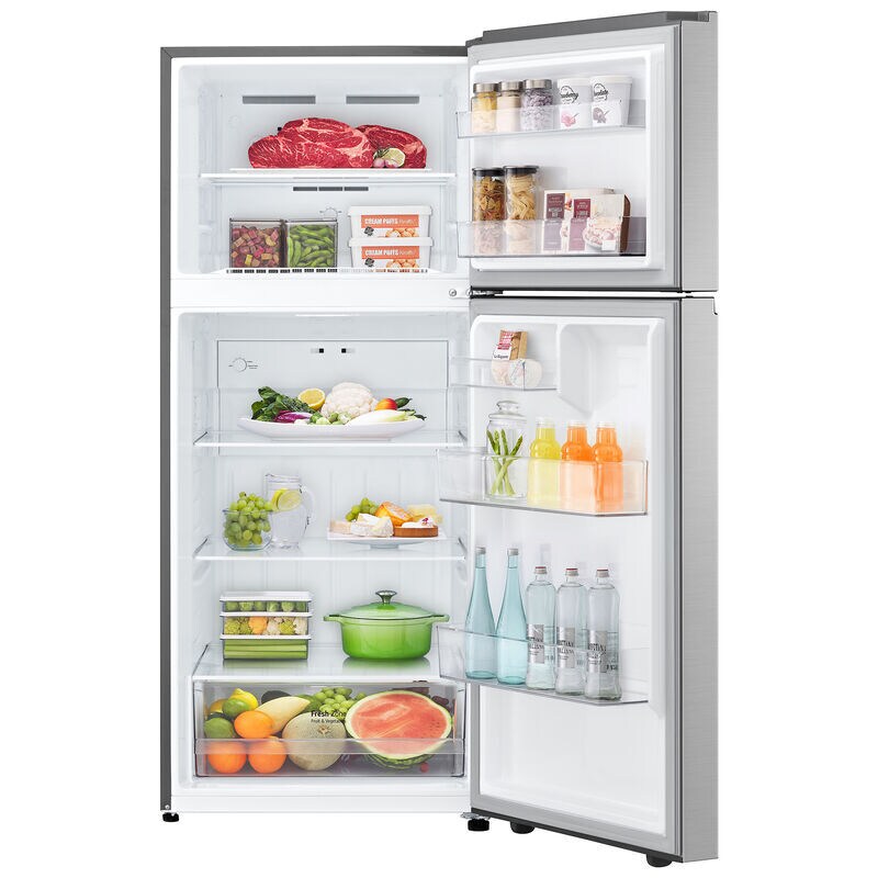 LG 28 in. 17.5 cu. ft. Garage Ready Top Freezer Refrigerator - PrintProof Stainless Steel, PrintProof Stainless Steel, hires