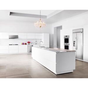 Signature Kitchen Suite 36 in. 5-Burner Smart Natural Gas Cooktop with Griddle, Simmer Burner & Power Burner - Stainless Steel, , hires