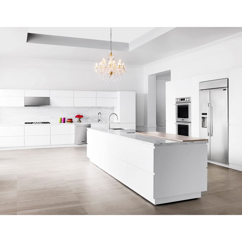 Signature Kitchen Suite 36 in. 5-Burner Smart Natural Gas Cooktop with Griddle, Simmer Burner & Power Burner - Stainless Steel, , hires