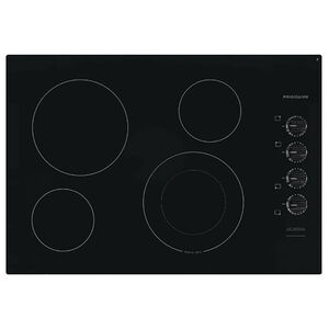 Frigidaire 30 in. Electric Cooktop with 4 Smoothtop Burners - Black, Black, hires