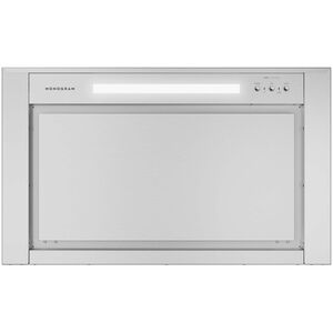 Monogram 30 in. Smart Convertible Chimney Style Range Hood with 4 Speed Settings & 1 LED Light - Stainless Steel, , hires