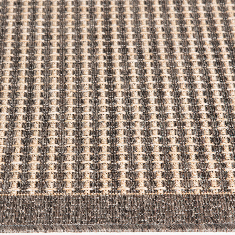 Natco Santorini Collection Avola Outdoor Area Rug 7'10"x9'10" - Pebble/Natural, , hires