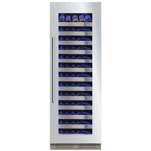 XO 24 in. Built-In/Freestanding 15.0 cu. ft. Wine Cooler with 135 Bottle Capacity, Single Temperature Zone & Digital Control - Stainless Steel, , hires