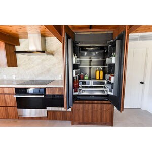 JennAir 30 in. Convertible Chimney Style Range Hood with 600 CFM, 4 Fan Speeds & 2 LED Lights - Stainless Steel, , hires