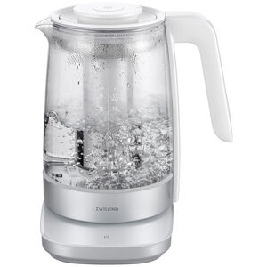 Zwilling Enfinigy 1.7-Liter Glass Electric Kettle - Silver, , hires