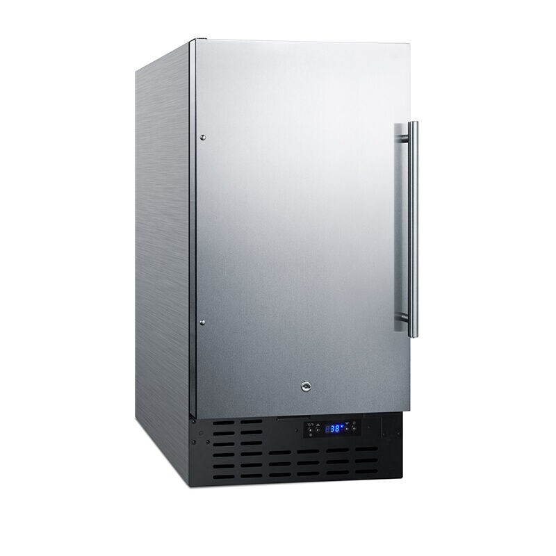 Summit 18 in. 2.7 cu. ft. Left-Hinged Undercounter Refrigerator - Stainless Steel, , hires