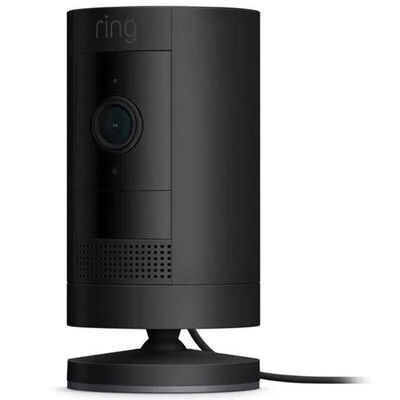Ring - Stick Up Indoor/Outdoor 1080p Wi-Fi Wired Security Camera - Black | B0C5QTSF5J