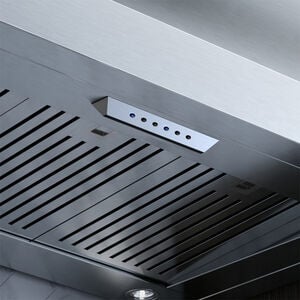 XO 36 in. Convertible Canopy Pro Style Style Range Hood with 600 CFM, 3 Fan Speeds & 2 LED Lights - Stainless Steel, , hires