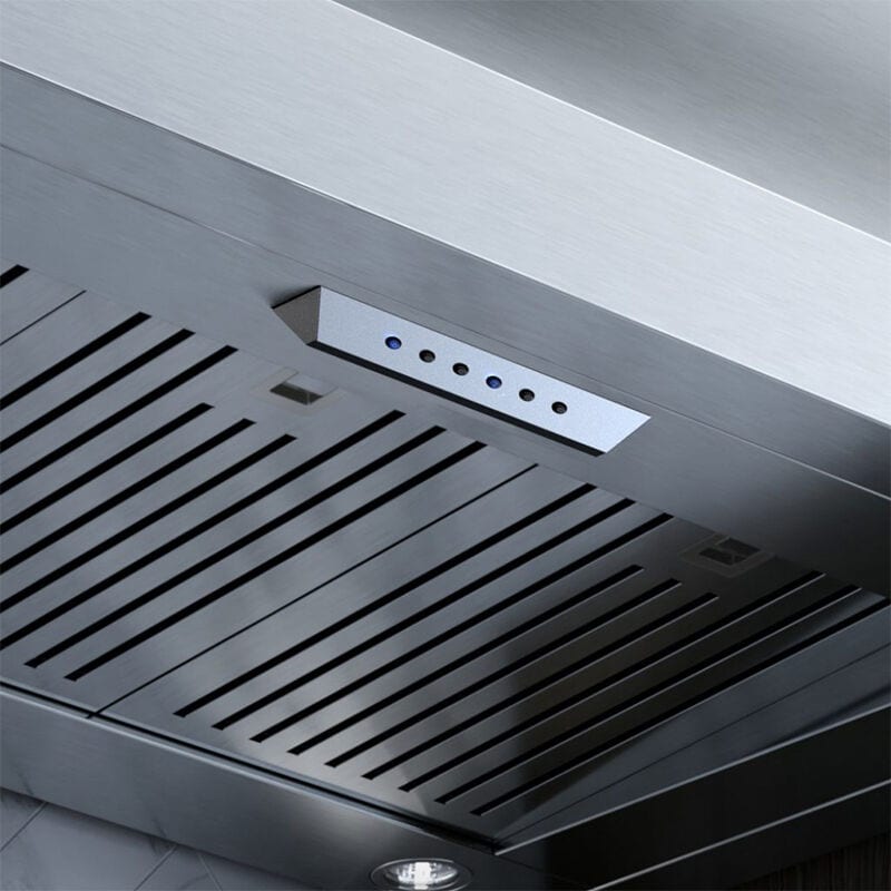XO 36 in. Convertible Canopy Pro Style Style Range Hood with 600 CFM, 3 Fan Speeds & 2 LED Lights - Stainless Steel, , hires