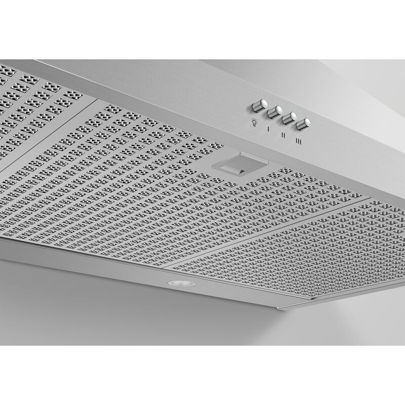 Fisher & Paykel Series 7 36 in. Convertible Chimney Style Range Hood with 600 CFM, 3 Fan Speeds & 2 LED Lights - Stainless Steel, , hires