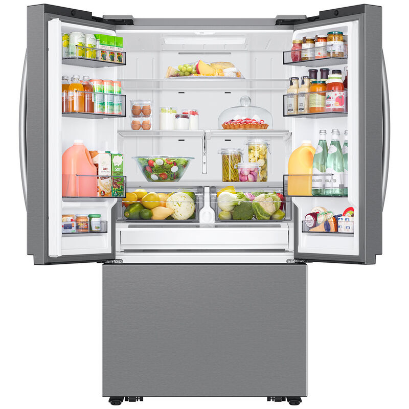 Samsung 36 in. 26.5 cu. ft. Smart Counter Depth French Door Refrigerator - Fingerprint Resistant Stainless Steel, , hires