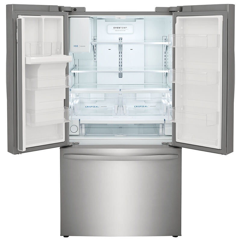 Frigidaire 36 in. 27.8 cu. ft. French Door Refrigerator with Ice & Water Dispenser - Stainless Steel, Stainless Steel, hires