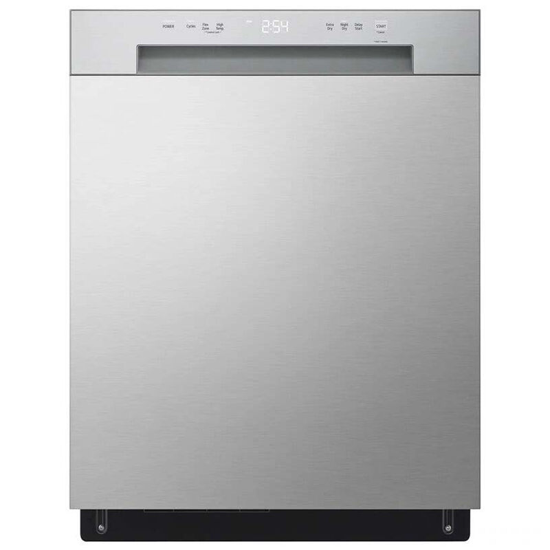 LG Stainless Steel Tub Front Control 24-in Built-In Dishwasher (Stainless  Steel Look) ENERGY STAR, 52-dBA