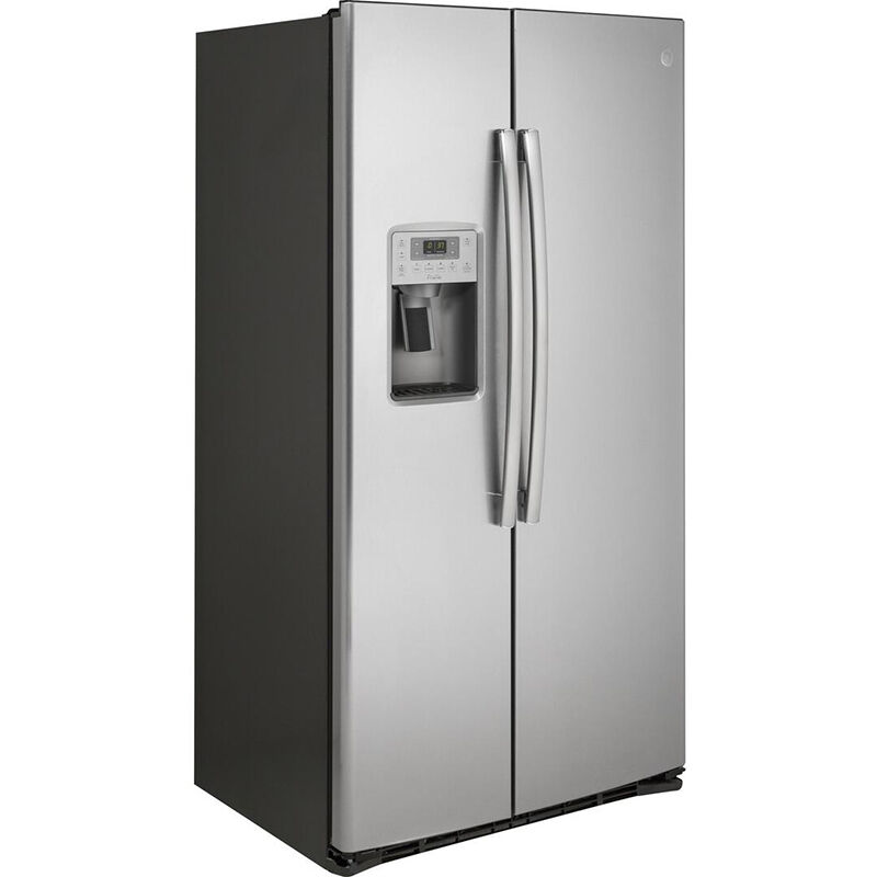 GE Profile 36 in. 21.9 cu. ft. Counter Depth Side by Side Refrigerator with Ice & Water Dispenser - Fingerprint Resistant Stainless, , hires