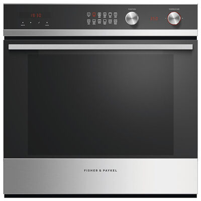 Fisher & Paykel 7 Series 24 in. 3 cu. ft. Electric Wall Oven With Manual Clean - Stainless Steel | OB24SCDEX1