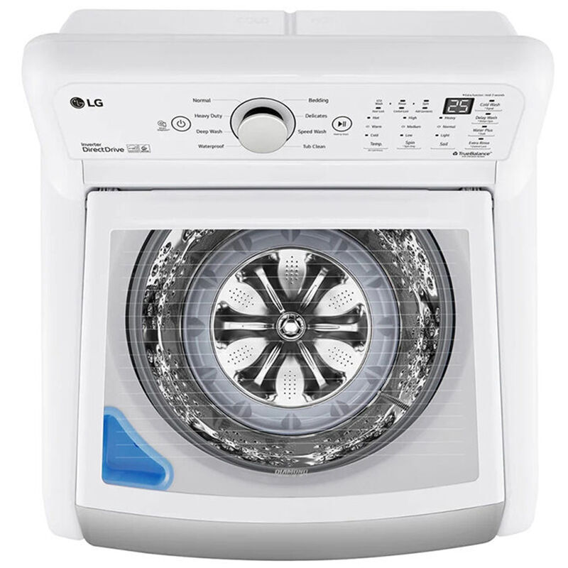 LG 27 in. 5.0 cu. ft. Top Load Washer with TurboDrum Technology White