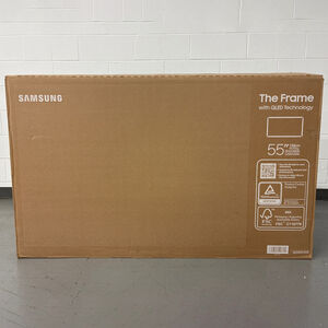 Samsung - 55" Class The Frame LS03FA QLED 4K UHD Samsung Vision AI Smart TV (Open Box Good Condition), , hires