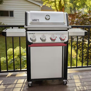 Weber Spirit S-425C 4-Burner Liquid Propane Gas Grill with Sear Burner - Stainless Steel, , hires
