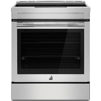 JennAir Rise Series 30 in. 6.4 cu. ft. Air Fry Convection Oven Slide-In Electric Range with 4 Induction Zones - Stainless Steel | JIS1450ML