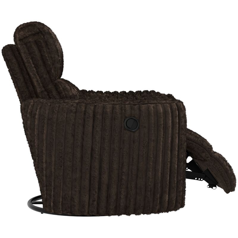 Catnapper Daydream Swivel Glider Recliner - Chocolate, Chocolate, hires